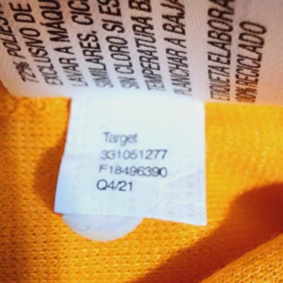 Wild Fable Orange Stripe A-Line Tennis Skirt Medium NEW - Picture 6 of 7